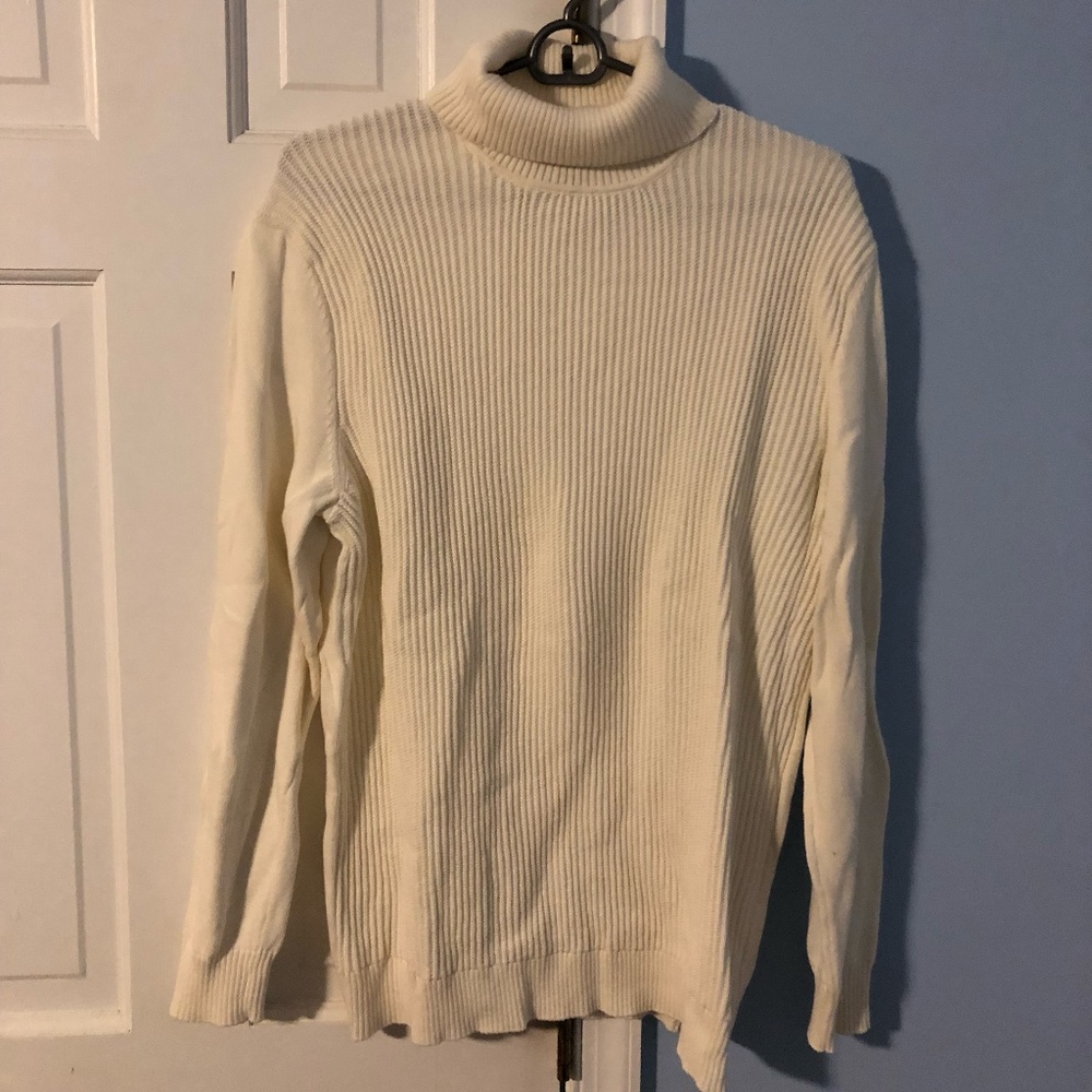 Club Room Men's Textured Cotton Turtleneck Sweater